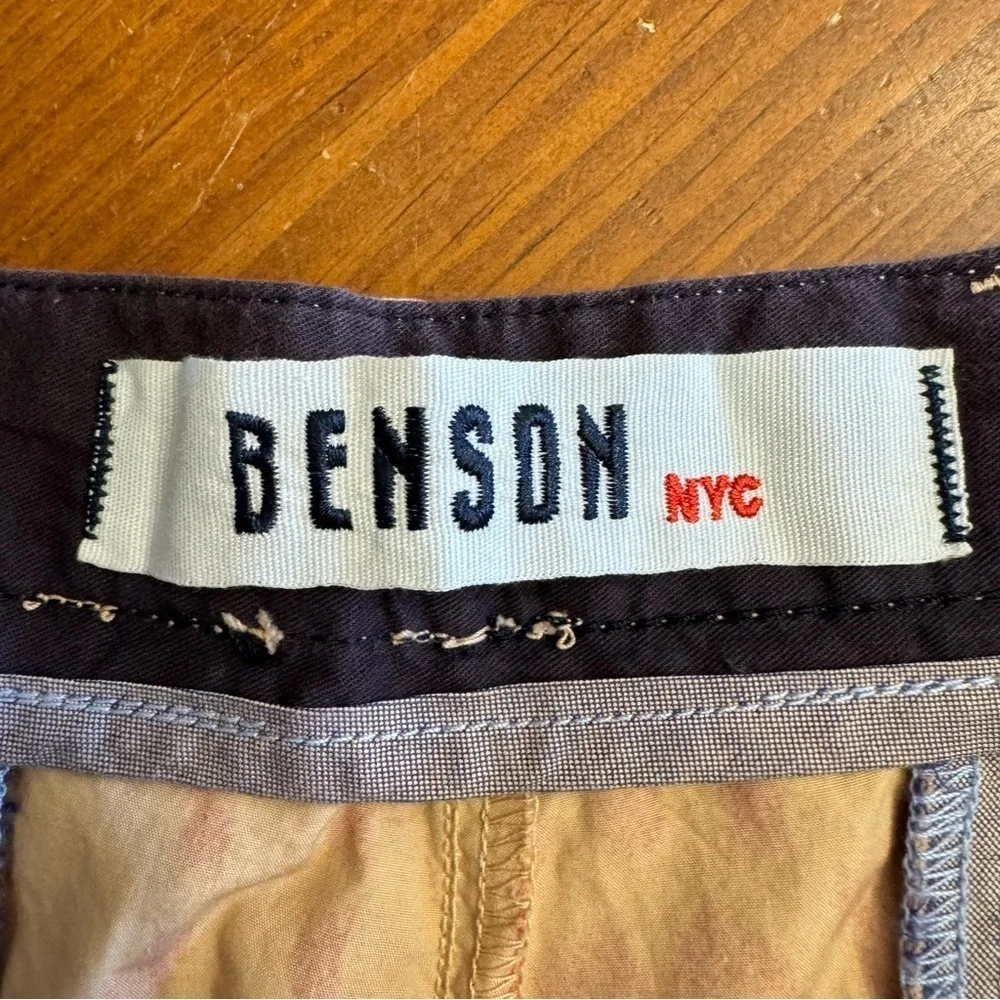 Benson Men's Size 38 Printed Chino Cotton Shorts Preppy Golf Summer Spring NWT